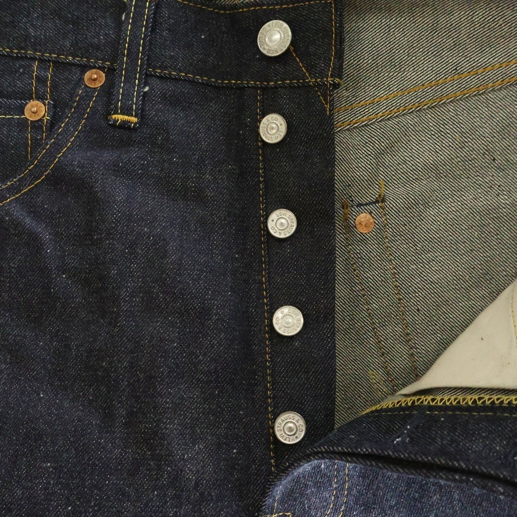 Levi's VINTAGE CLOTHING(リーバイス ビンテージ クロージング) 90S 1955復刻 501XX BIG E ボタンフライ ストレートデニムパンツ インディゴ 501-0003