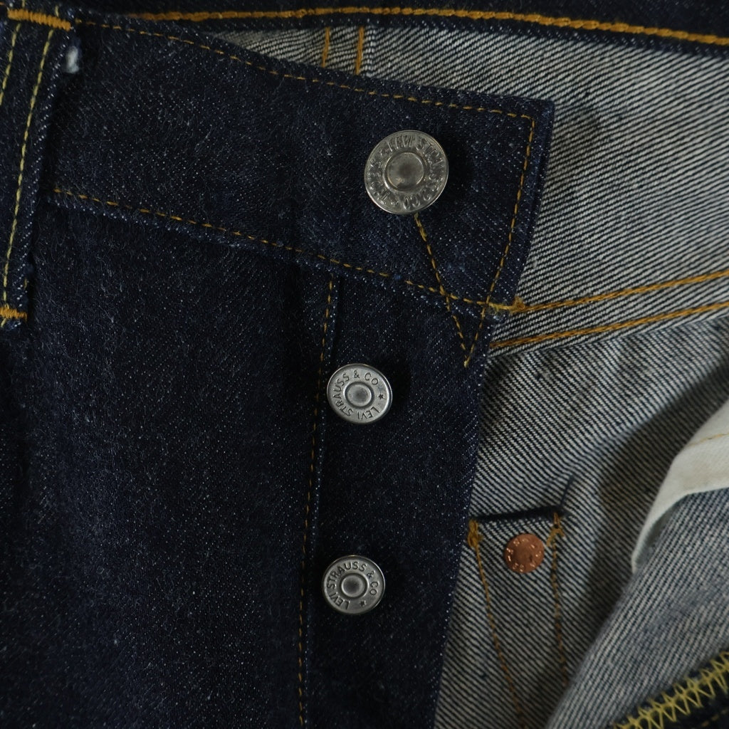 Levi's VINTAGE CLOTHING(リーバイス ビンテージ クロージング) 90S 1955復刻 501XX BIG E ボタンフライ ストレートデニムパンツ インディゴ 501-0003