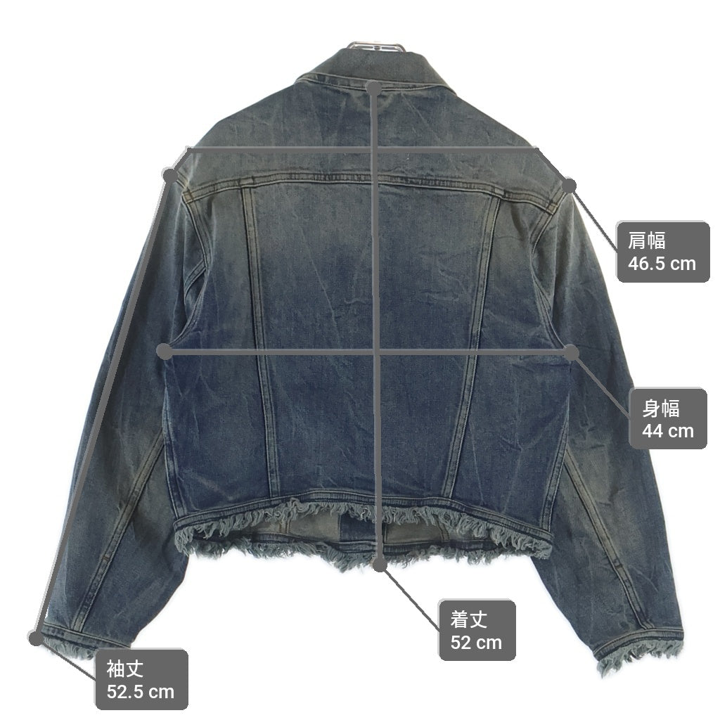 Acne Studios(アクネ ストゥディオズ) Denim Jacket ロゴパッチ デニムジャケット インディゴ TRAM FR LT VT AW15 レディース