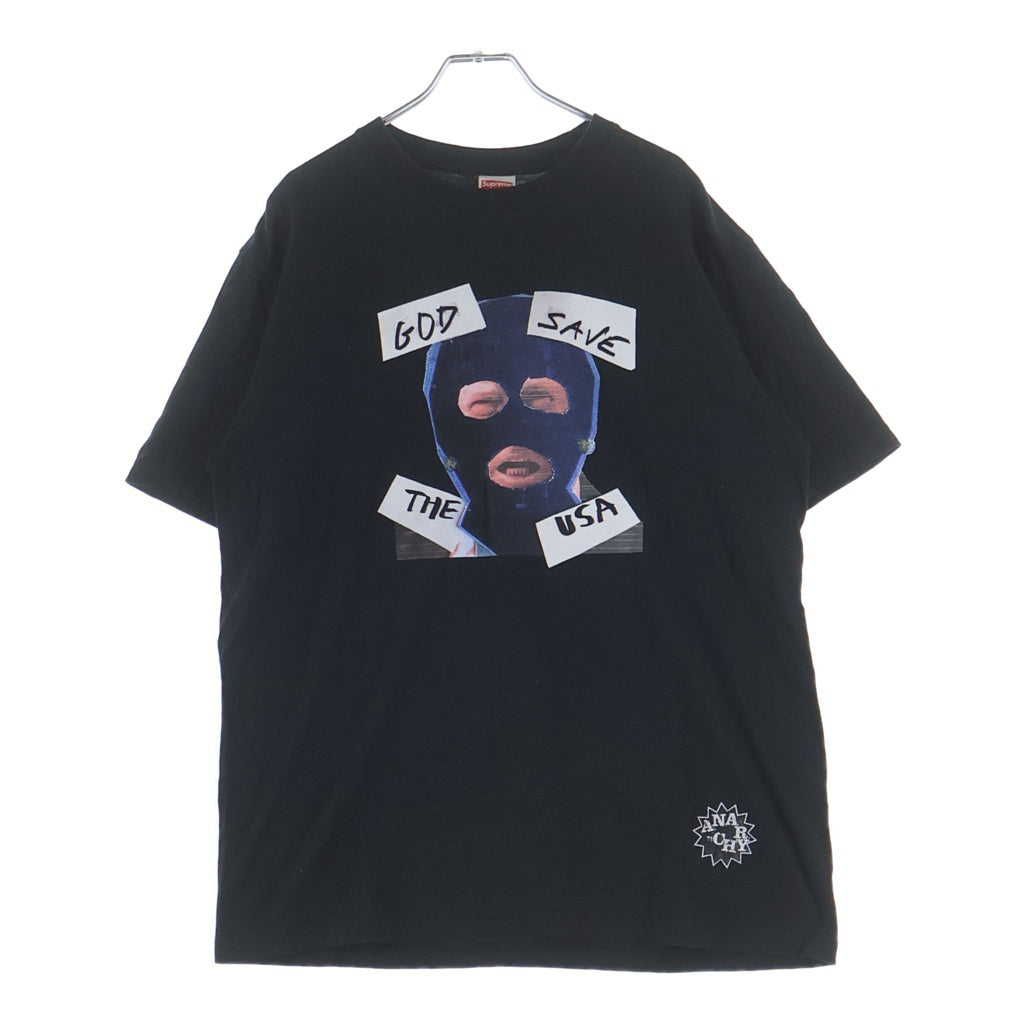 SUPREME(シュプリーム) 26SS God Save Us TEE フロントプリント クルーネック半袖Tシャツカットソー ブラック