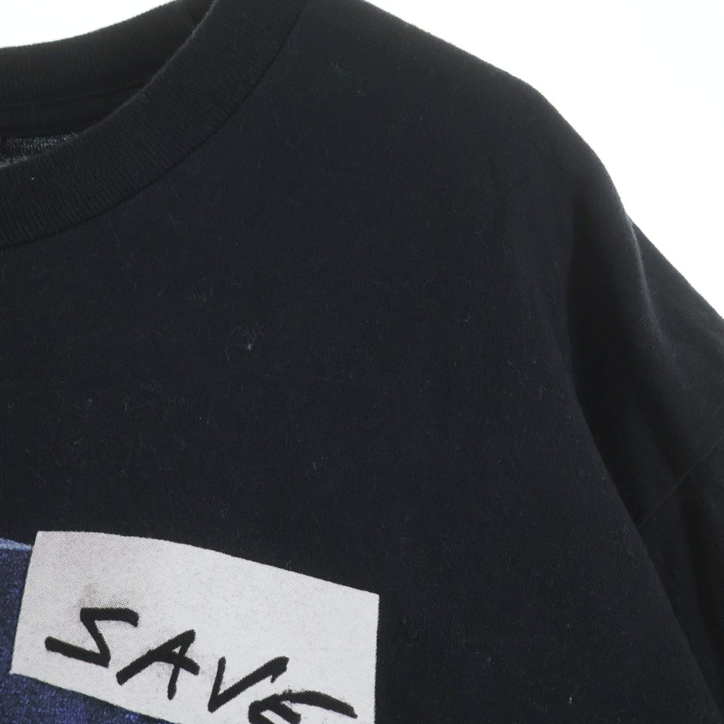 SUPREME(シュプリーム) 26SS God Save Us TEE フロントプリント クルーネック半袖Tシャツカットソー ブラック