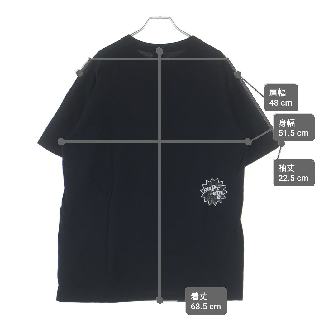 SUPREME(シュプリーム) 26SS God Save Us TEE フロントプリント クルーネック半袖Tシャツカットソー ブラック