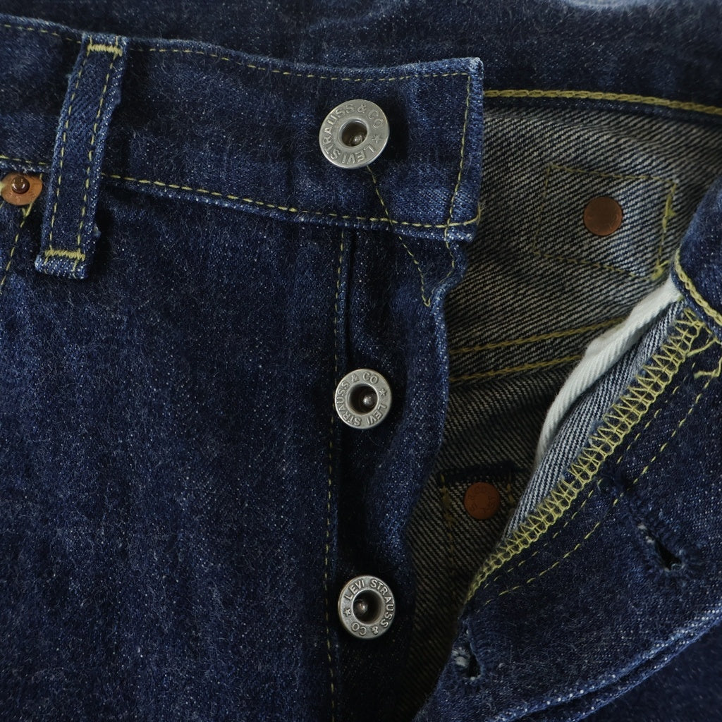 Levi's(リーバイス) 00S 702-XX BIG E シンチバック ボタンフライ ストレートデニムパンツ インディゴ