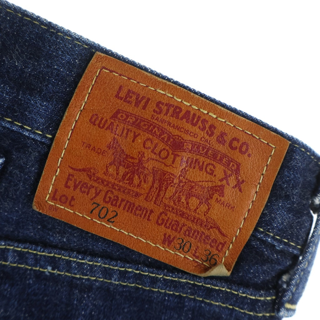 Levi's(リーバイス) 00S 702-XX BIG E シンチバック ボタンフライ ストレートデニムパンツ インディゴ