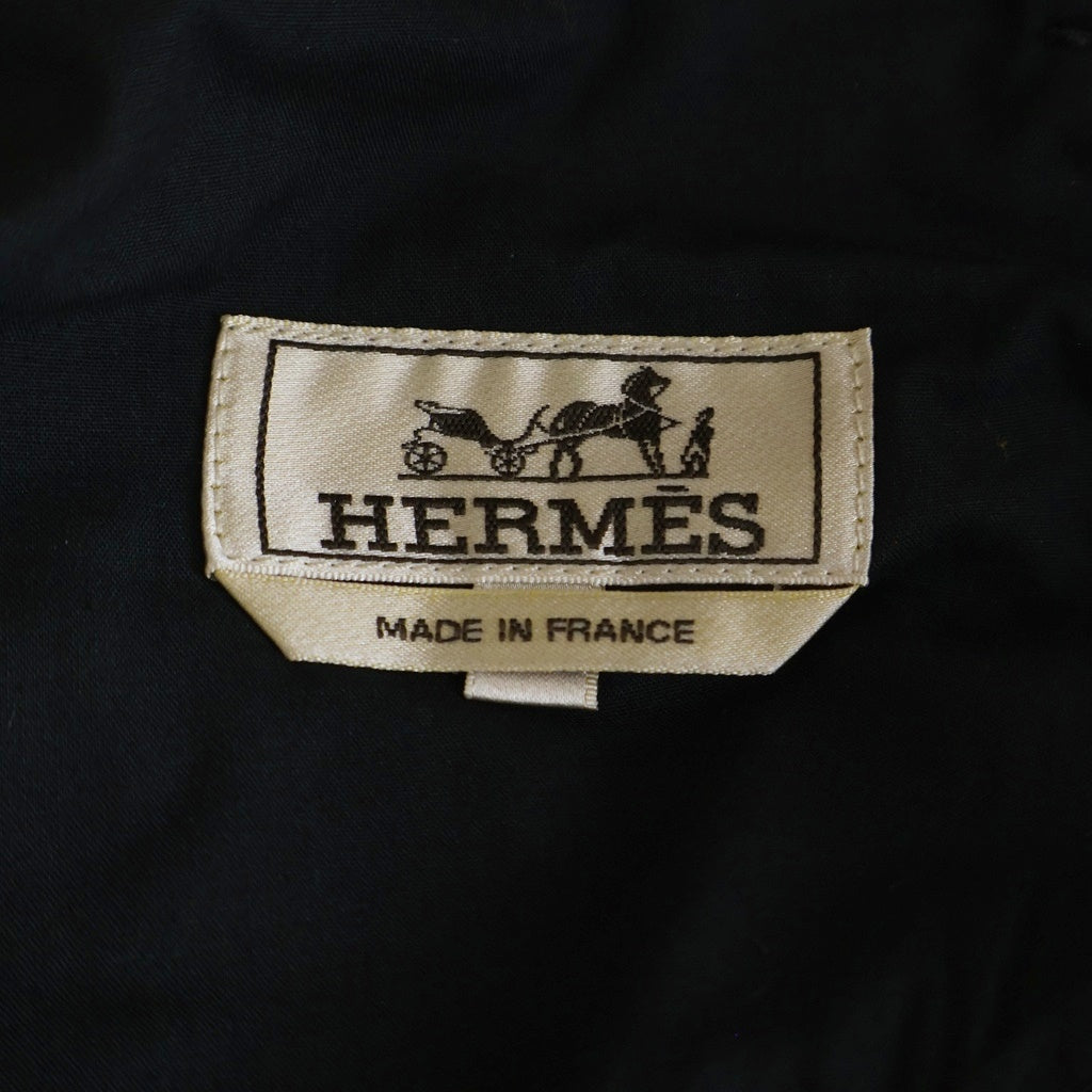 HERMES(エルメス) コットンセリエボタンフライデニムパンツ ブラック