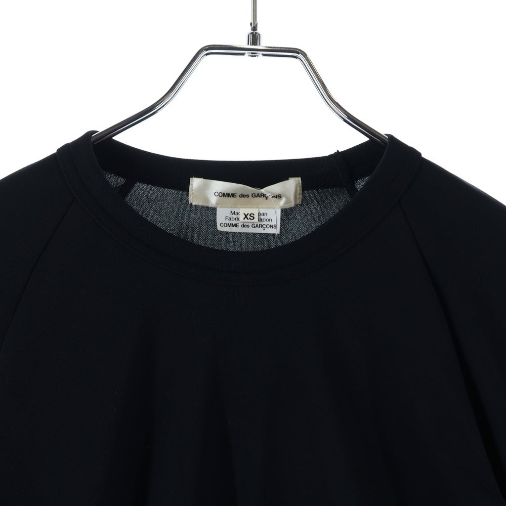 COMME des GARCONS(コムデギャルソン) 25SS 5本袖クルーネック長袖Tシャツカットソー レディース ブラック GO-T020