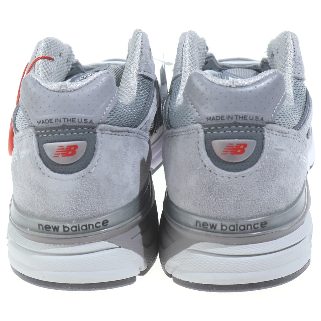 New Balance(ニューバランス) 990V4 Grey Silver ローカットスニーカー US10/28cm グレー U990GR4