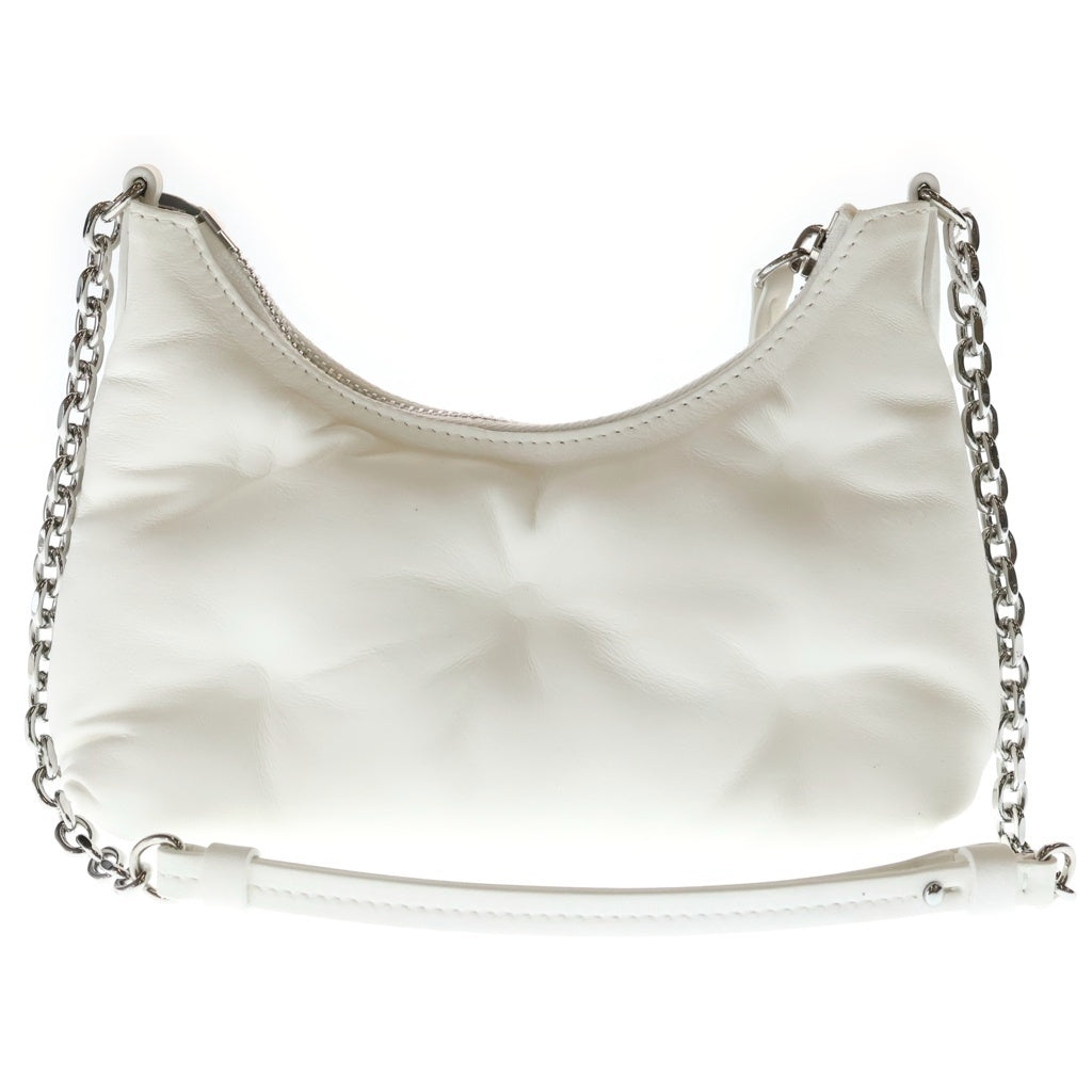 Maison Margiela(メゾンマルジェラ) GLAM SLAM HOBO MICRO グラムスラム ホーボー マイクロ ラムレザーハンドショルダーバッグ ホワイト SB1WG0021 レディース
