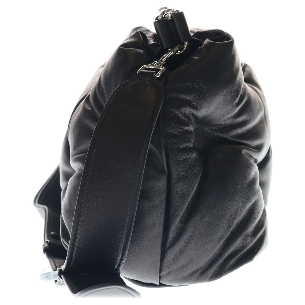 Maison Margiela(メゾンマルジェラ) GLAM SLAM グラムスラム ラムレザーショルダーバッグ ブラック S61WG0034 レディース