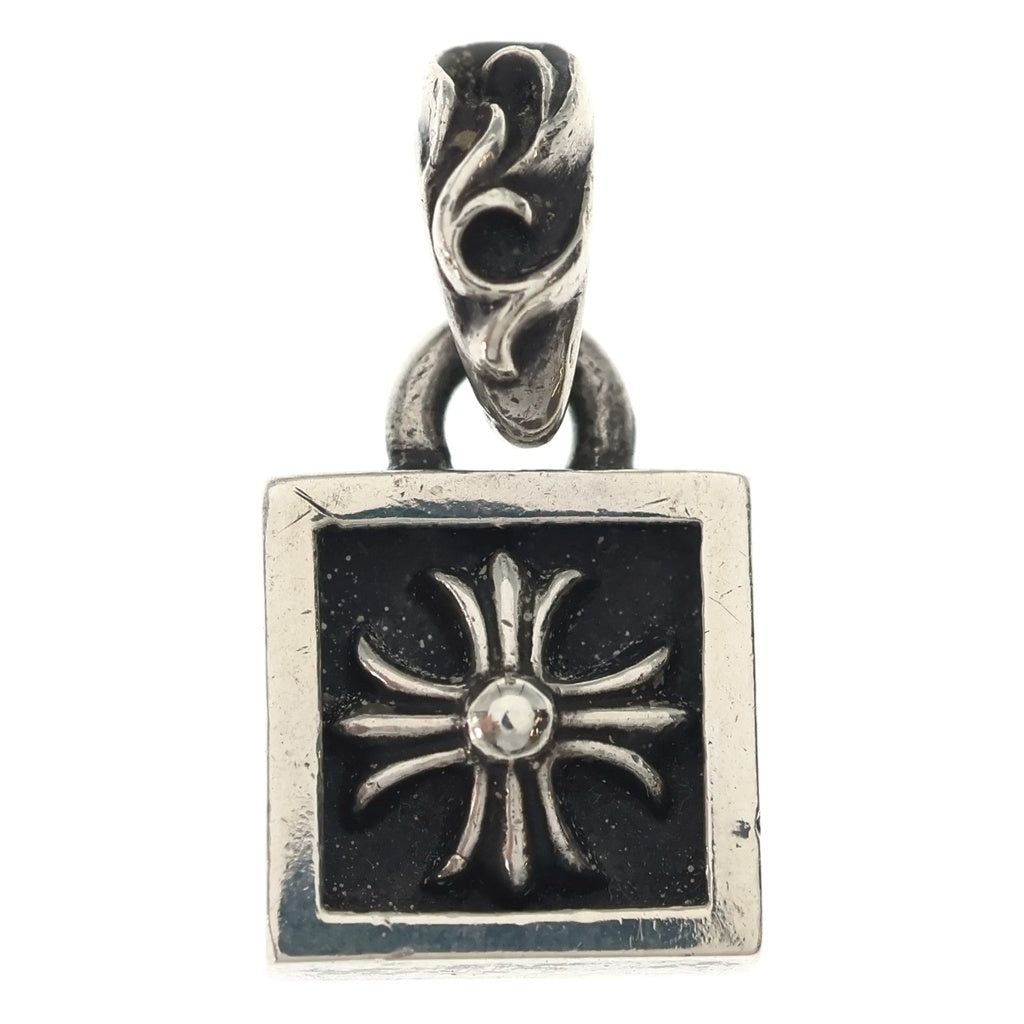 CHROME HEARTS(クロムハーツ) FRAMED CH PLUS フレームドCHプラス チャーム シルバーネックレストップ