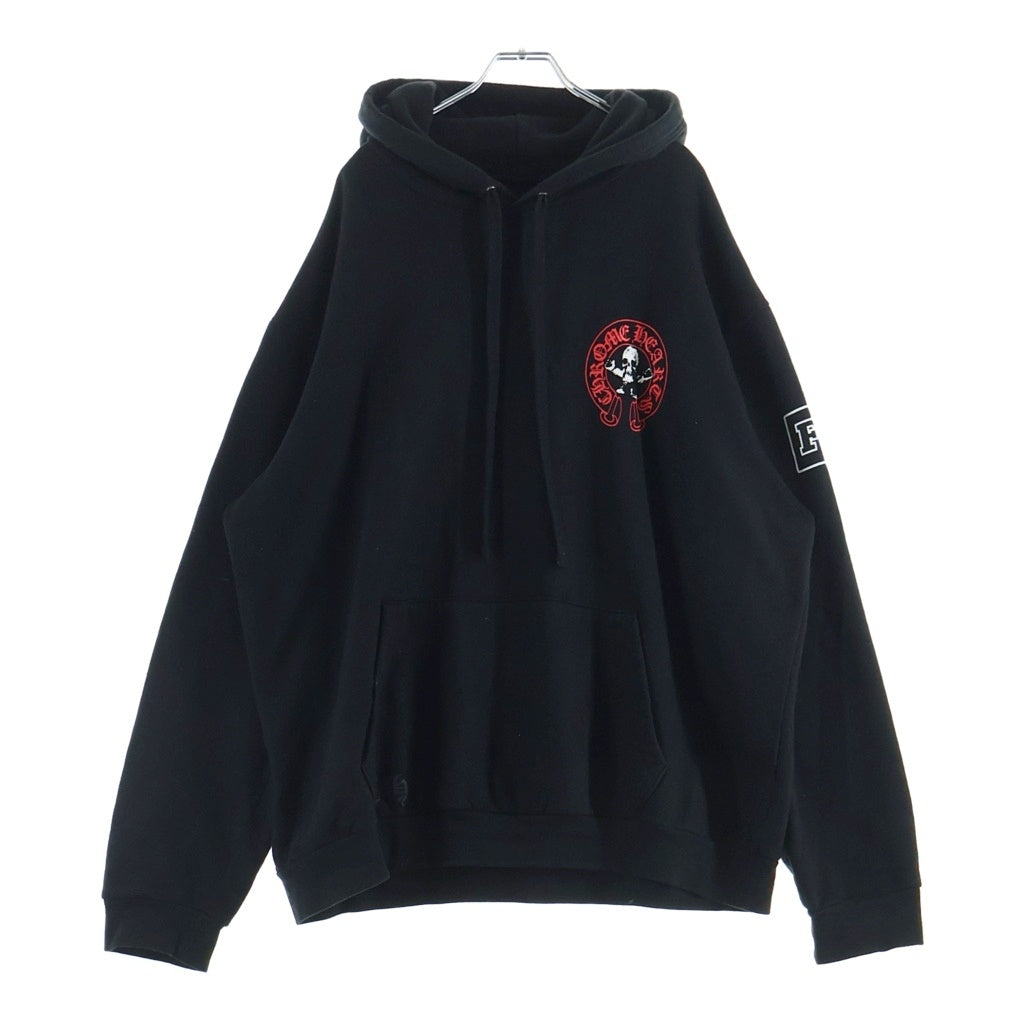 CHROME HEARTS(クロムハーツ) .com FOTI HD PLVR フォティ 両面プリント プルオーバーパーカー ブラック/マルチカラー