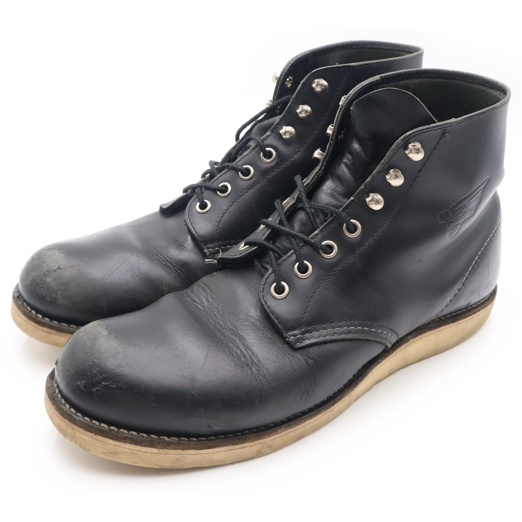 RED WING(レッド ウイング) 6INCH CLASSIC ROUND BOOTS 6インチ クラシックラウンドブーツ レザー ブラック 8165