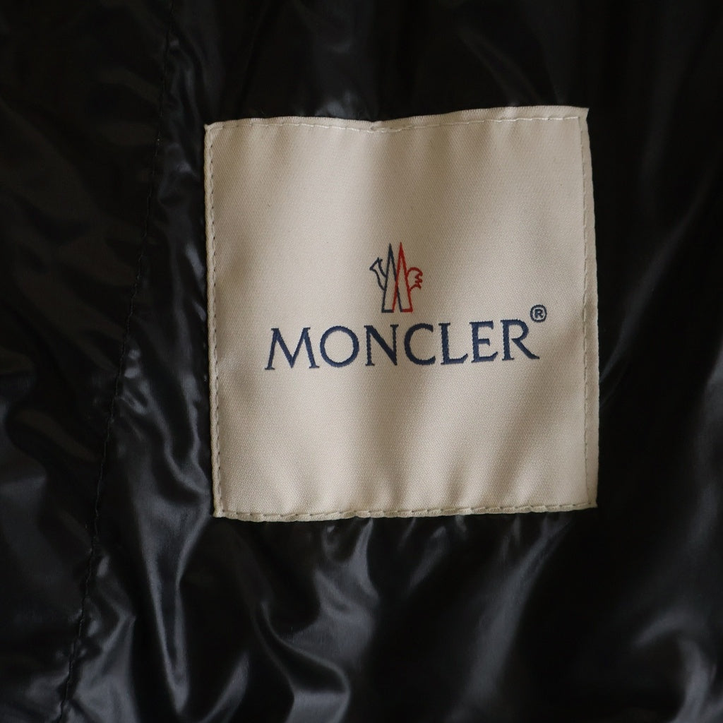 MONCLER(モンクレール) ACORUS アコルス ショルダーロゴワッペン ジップアップ ダウンジャケット ブラック レディース E10914135499 53029