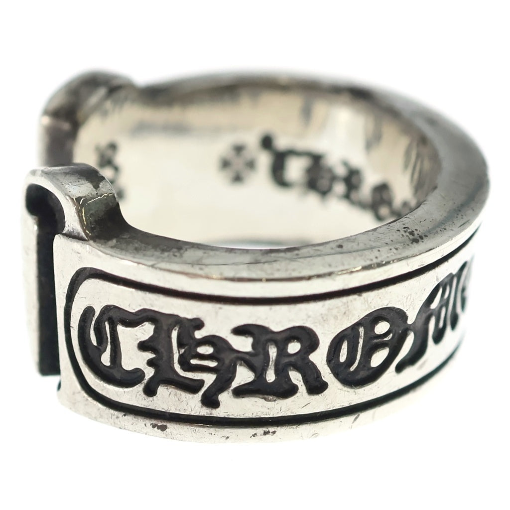 CHROME HEARTS(クロムハーツ) LG SCROLL LABEL ラージスクロールラベル リング シルバーBCA383
