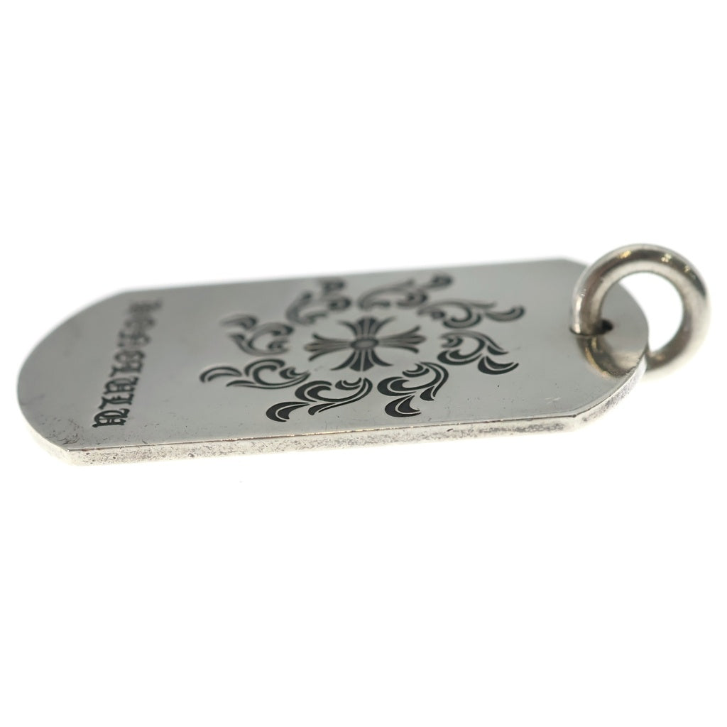 CHROME HEARTS(クロムハーツ) D TAG LRG LTD ホノルル限定 ラージドッグタグ ネックレストップ シルバー