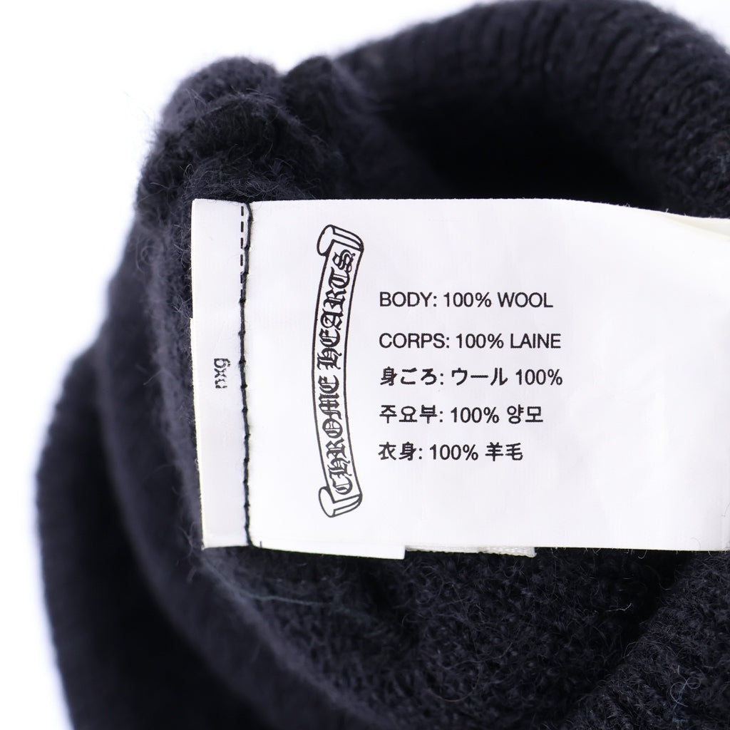 CHROME HEARTS(クロムハーツ) WOOL WATCH CAP CHプラスホースシュー刺繍ウールニット帽