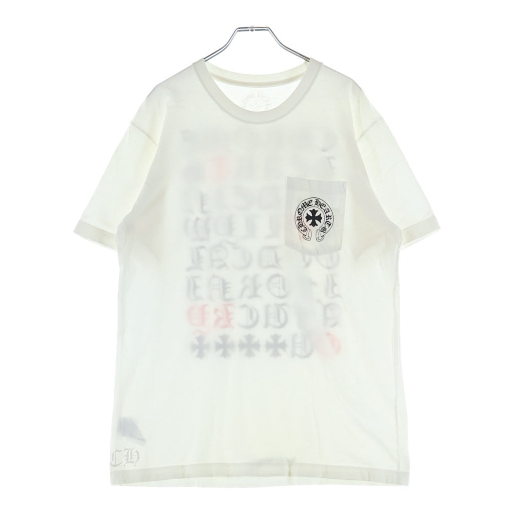 CHROME HEARTS(クロムハーツ) MADE IN HOLLYWOOD TEE メイドインハリウッド 両面プリントクルーネック半袖Tシャツカットソー ホワイト