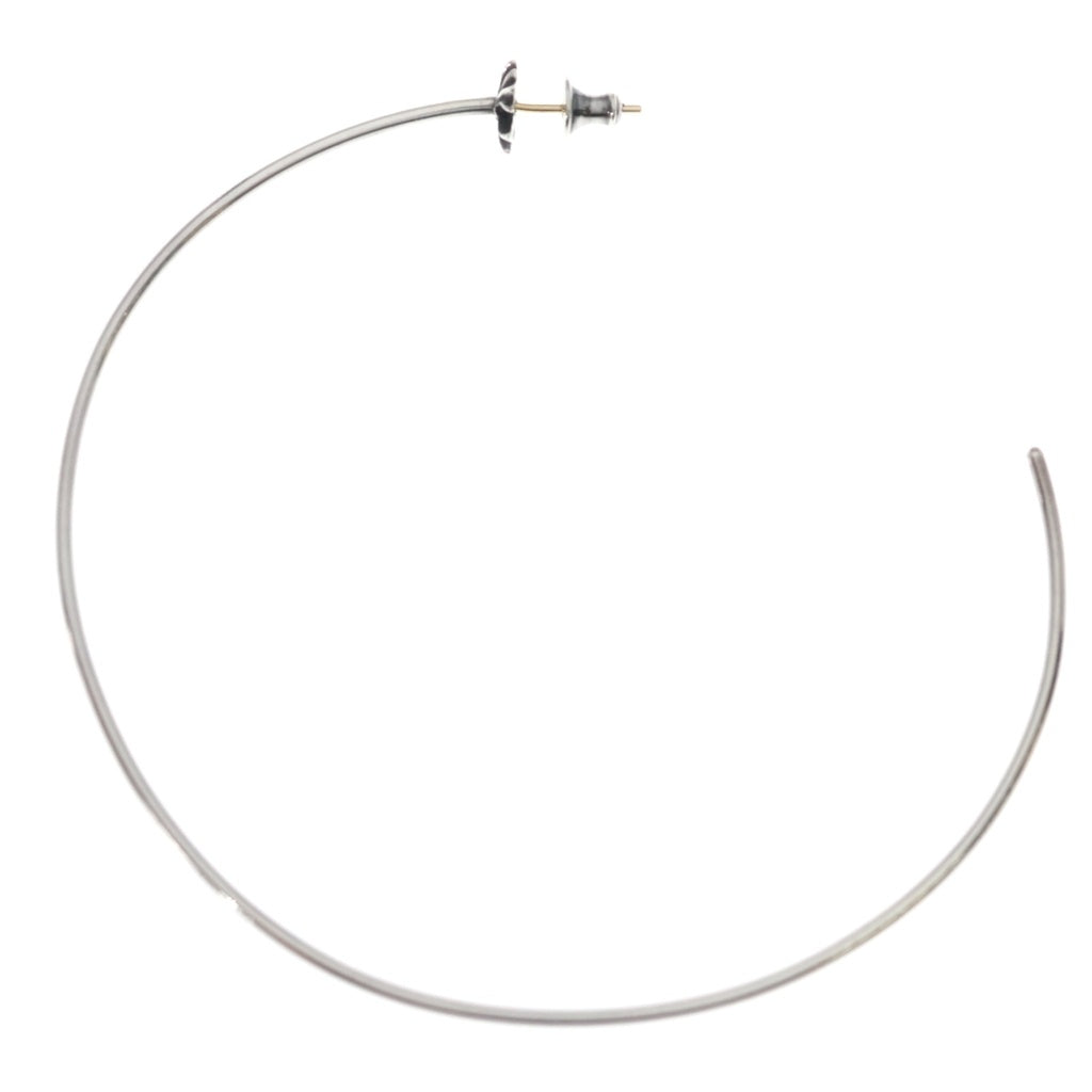 CHROME HEARTS(クロムハーツ) HOOP CH PLS CHプラス フープ ピアス シルバー BCA099