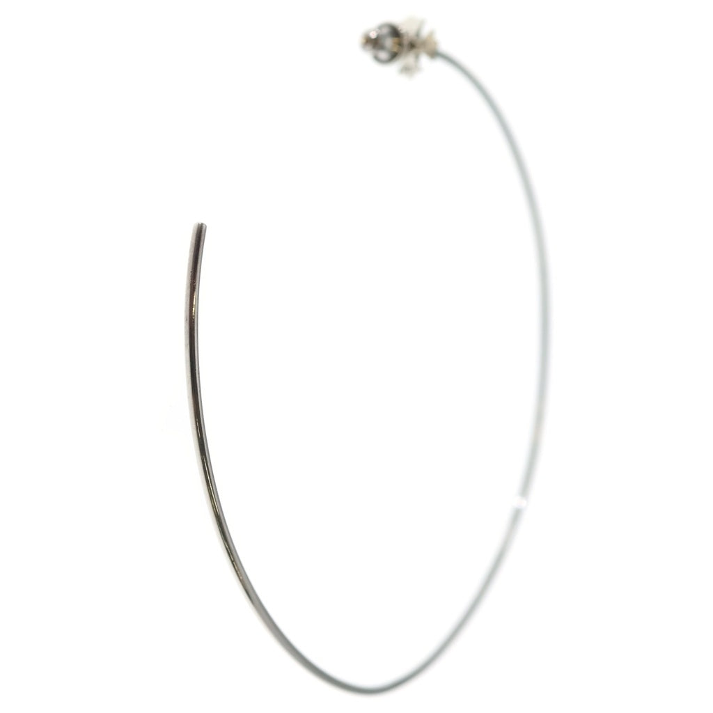 CHROME HEARTS(クロムハーツ) HOOP CH PLS CHプラス フープ ピアス シルバー BCA099