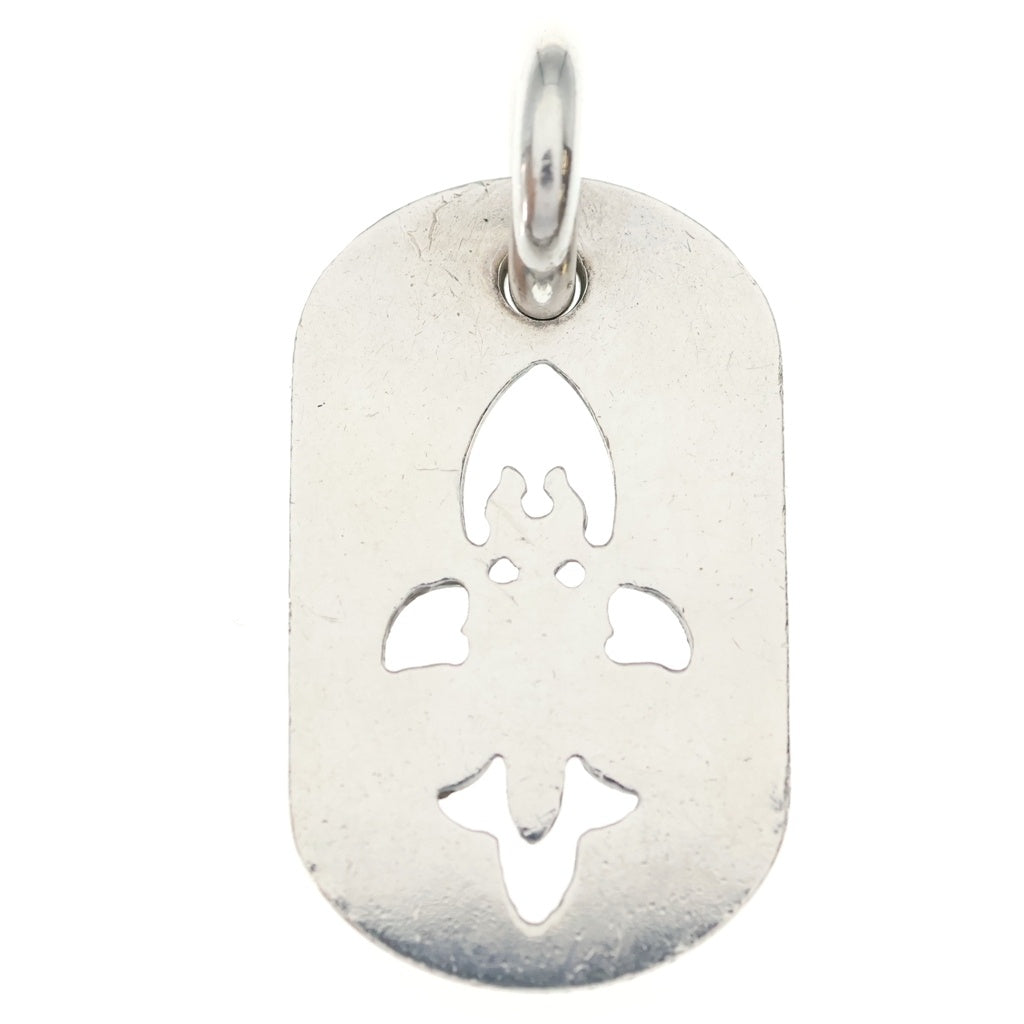 CHROME HEARTS(クロムハーツ) D TAG SML FLE DAG フレアダガー スモールドッグタグ ネックレストップ シルバー