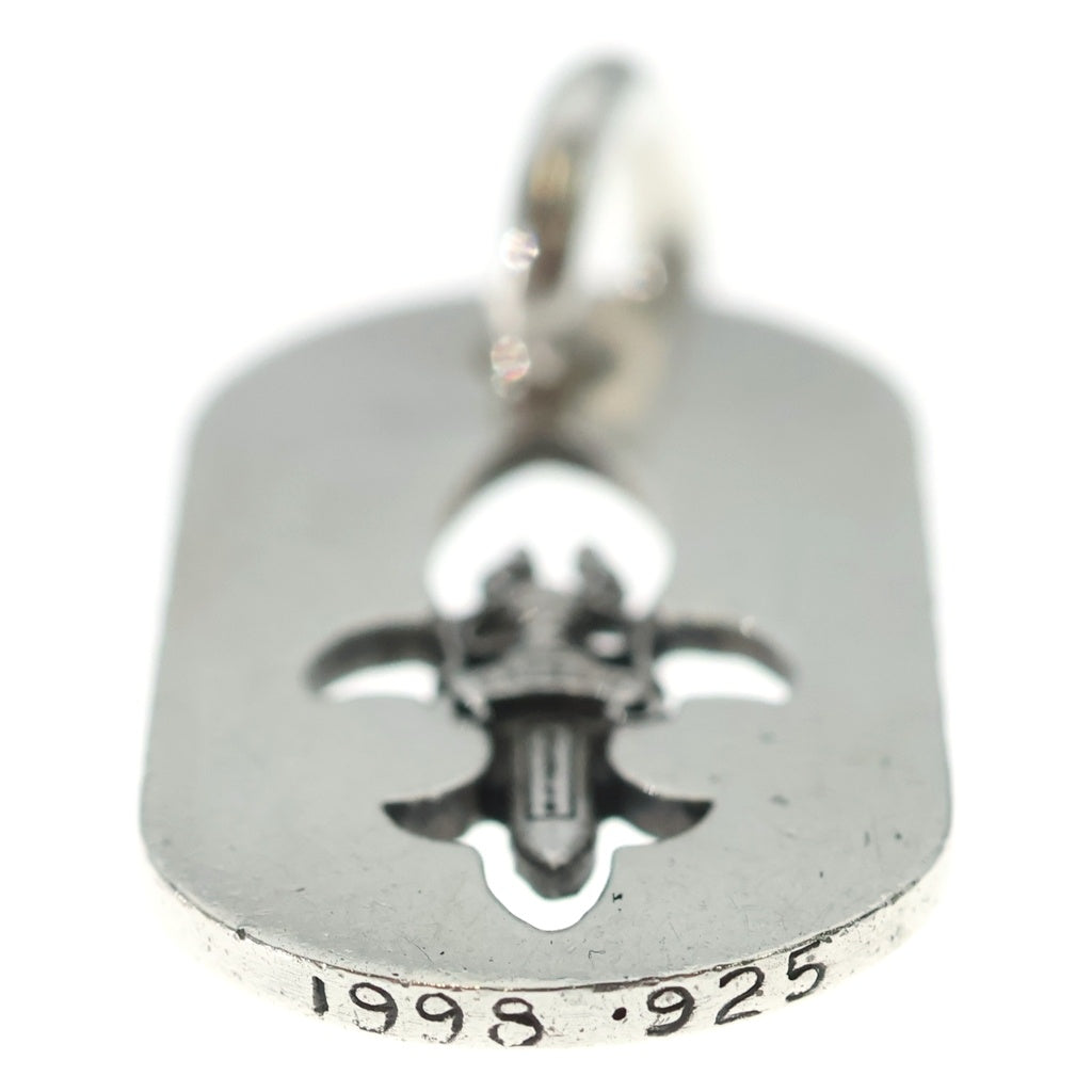 CHROME HEARTS(クロムハーツ) D TAG SML FLE DAG フレアダガー スモールドッグタグ ネックレストップ シルバー