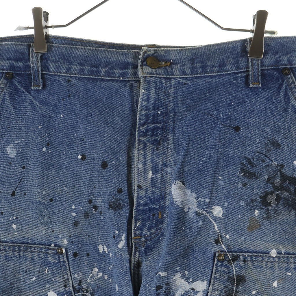 CARHARTT(カーハート) Double Knee Denim Work Pants ダブルニー ジップフライ ペインテッド デニムパンツ インディゴ