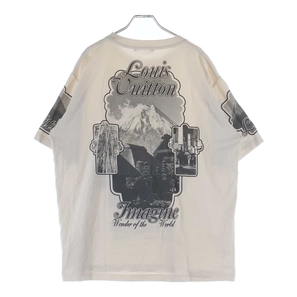 LOUIS VUITTON(ルイヴィトン) 19AW Holy Mountain ホーリーマウンテン 両面プリントクルーネック半袖Tシャツカットソー ホワイト RM192M NPG HHY01W