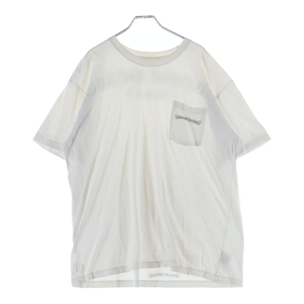CHROME HEARTS(クロムハーツ) Back Arch Logo USA S/S TEE バックアーチロゴ クルーネック半袖Tシャツカットソー ホワイト