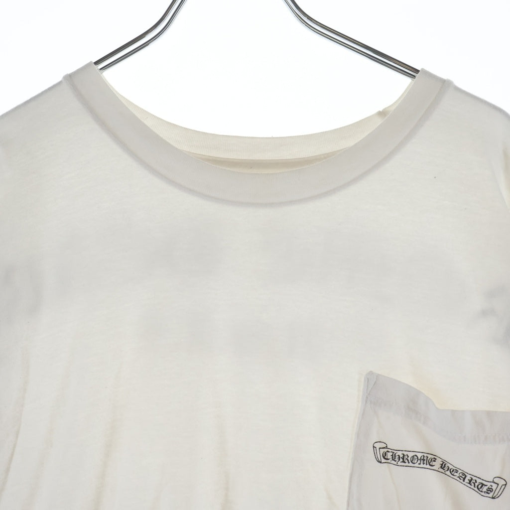 CHROME HEARTS(クロムハーツ) Back Arch Logo USA S/S TEE バックアーチロゴ クルーネック半袖Tシャツカットソー ホワイト