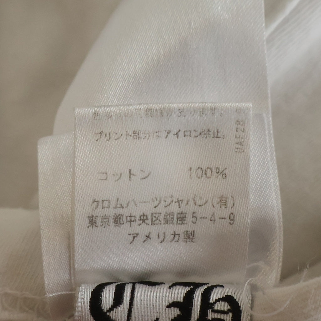 CHROME HEARTS(クロムハーツ) Back Arch Logo USA S/S TEE バックアーチロゴ クルーネック半袖Tシャツカットソー ホワイト