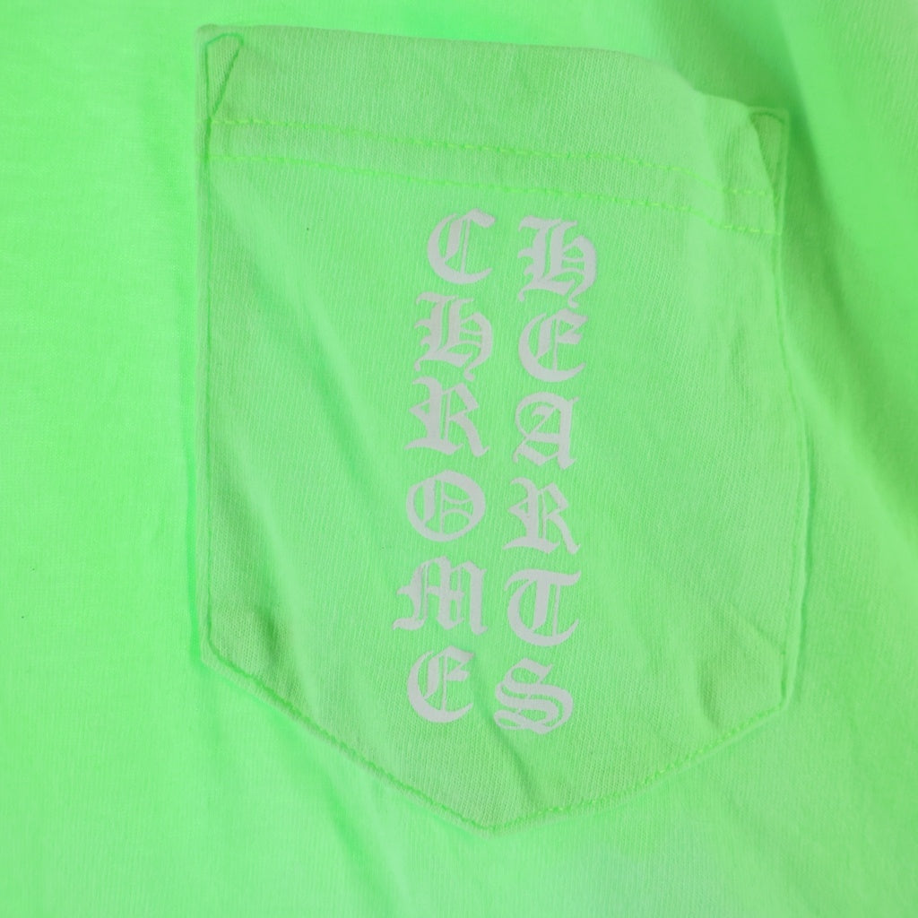 CHROME HEARTS(クロムハーツ) フレイムCHプラスプリント長袖Tシャツ グリーン カットソー
