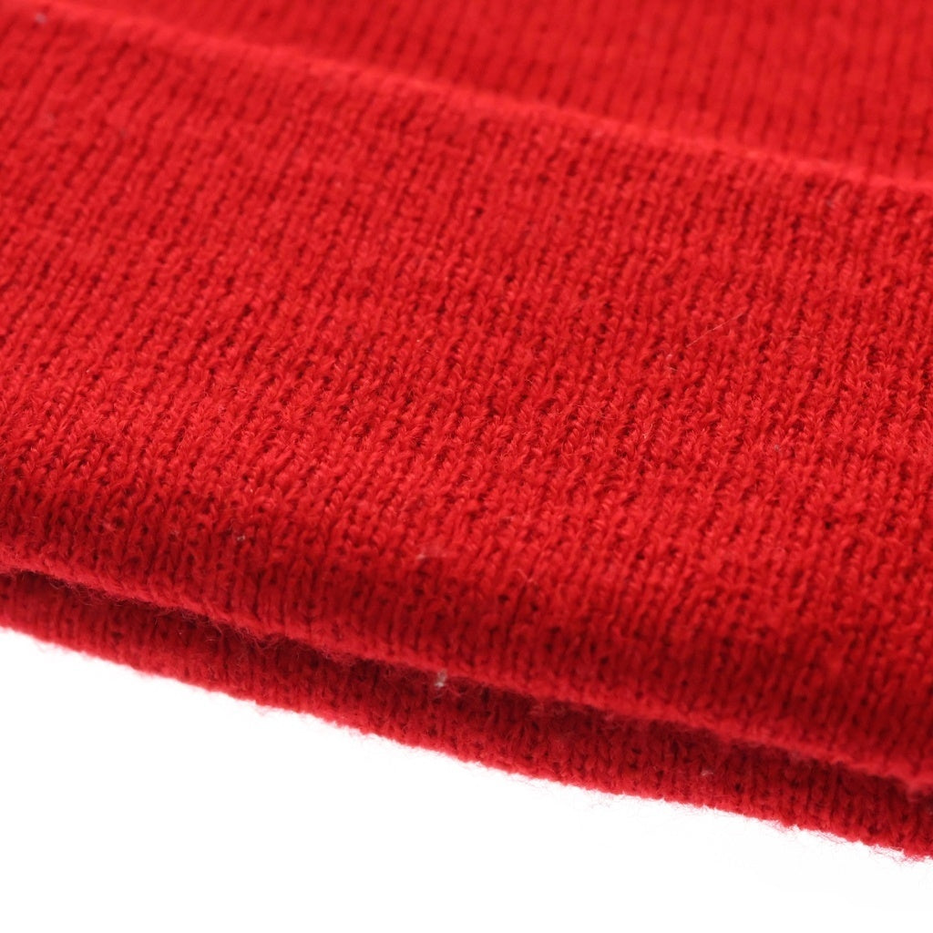 CHROME HEARTS(クロムハーツ) WOOL WATCH CAP CHロゴ刺繍 ビーニー ニット帽 帽子 レッド