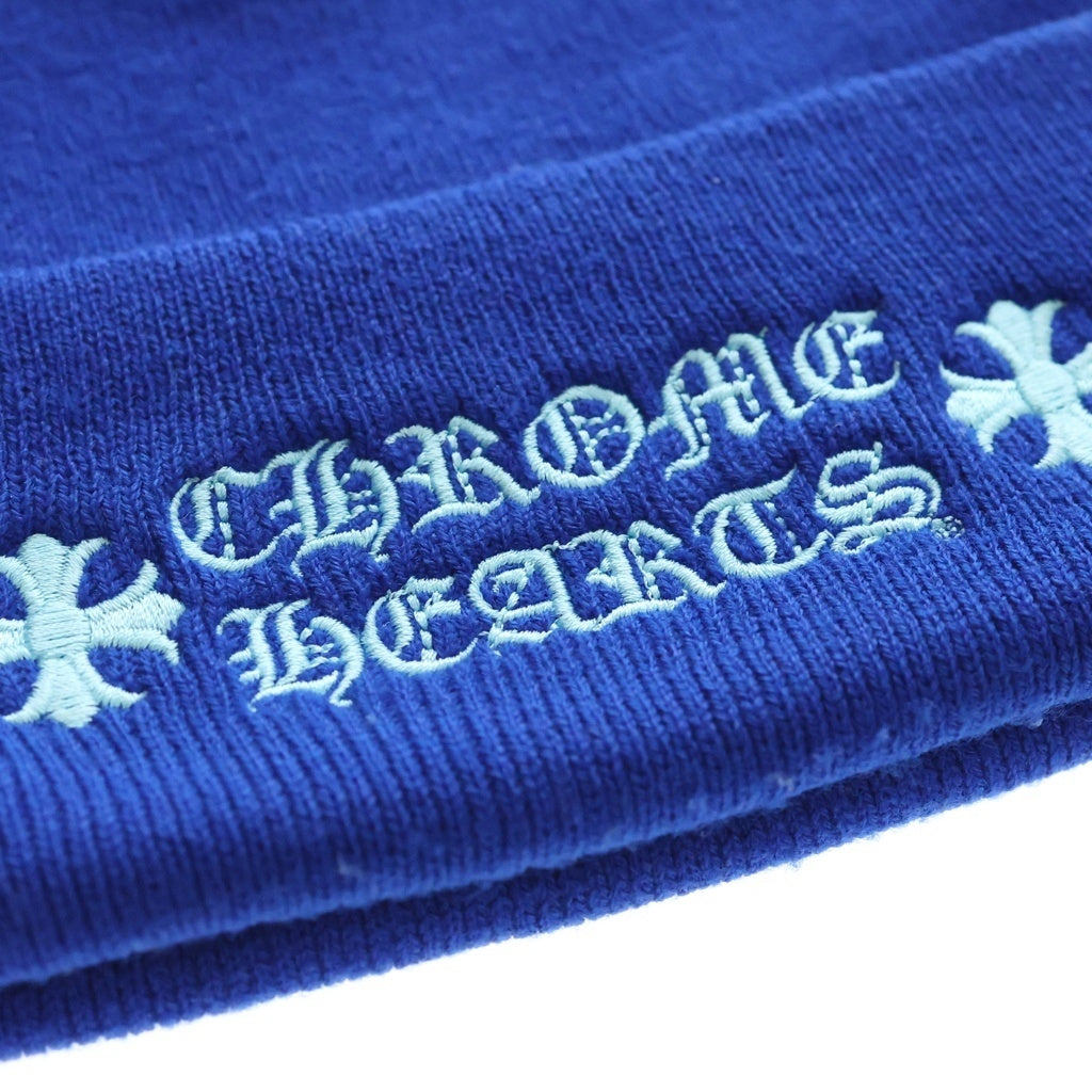 CHROME HEARTS(クロムハーツ) WOOL WATCH CAP CH PLUS ビーニー ニット帽 帽子 ブルー