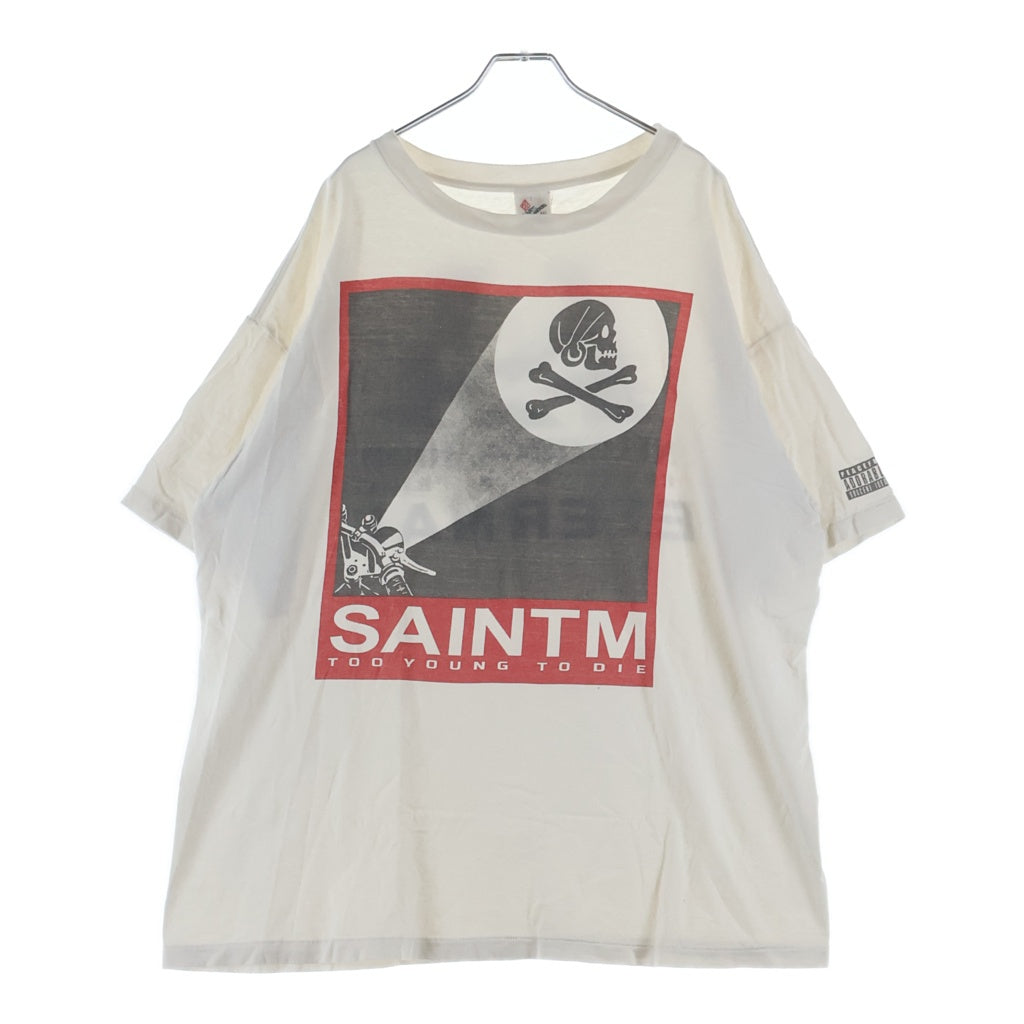SAINT MICHAEL(セントマイケル) 23SS×NEIGHBORHOOD ETERNAL TEE ネイバーフッド エターナルプリント クルーネック半袖Tシャツカットソー ホワイト