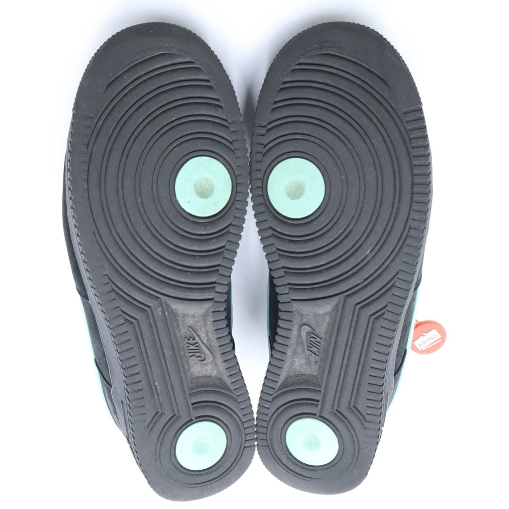 NIKE(ナイキ) ×TIFFANY&CO AIR FORCE 1 LOW 1837 BLACK×ティファニー エアフォース1 ローカットスニーカー ブラック/ブルー US9/27cm DZ1382-001