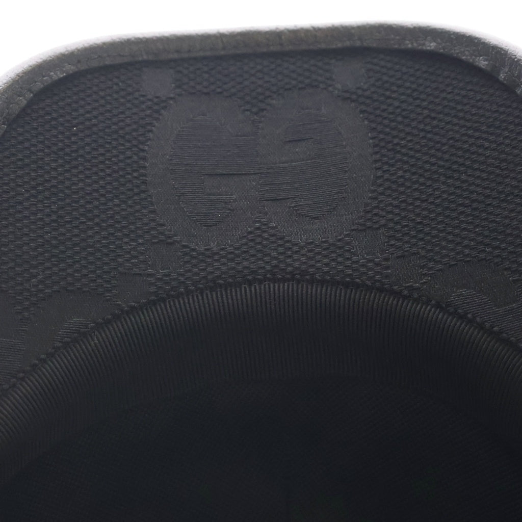 GUCCI(グッチ) ジャンボGG 総柄 ベースボールキャップ ブラック 727562
