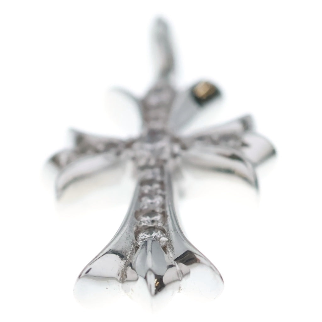CHROME HEARTS(クロムハーツ) 18KWG TNY CRSF P/DIA タイニーファットクロス PAVEダイヤ ペンダントトップ ホワイトゴールド BCA008