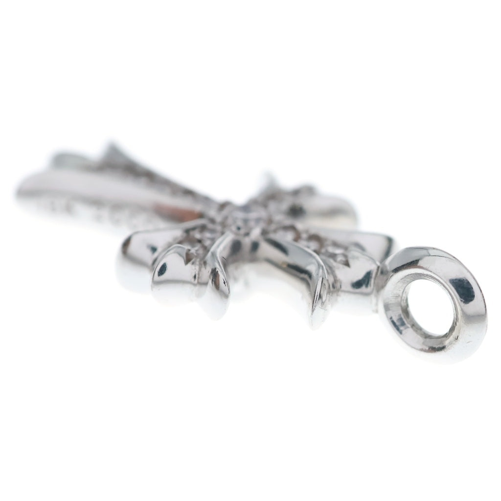 CHROME HEARTS(クロムハーツ) 18KWG TNY CRSF P/DIA タイニーファットクロス PAVEダイヤ ペンダントトップ ホワイトゴールド BCA008