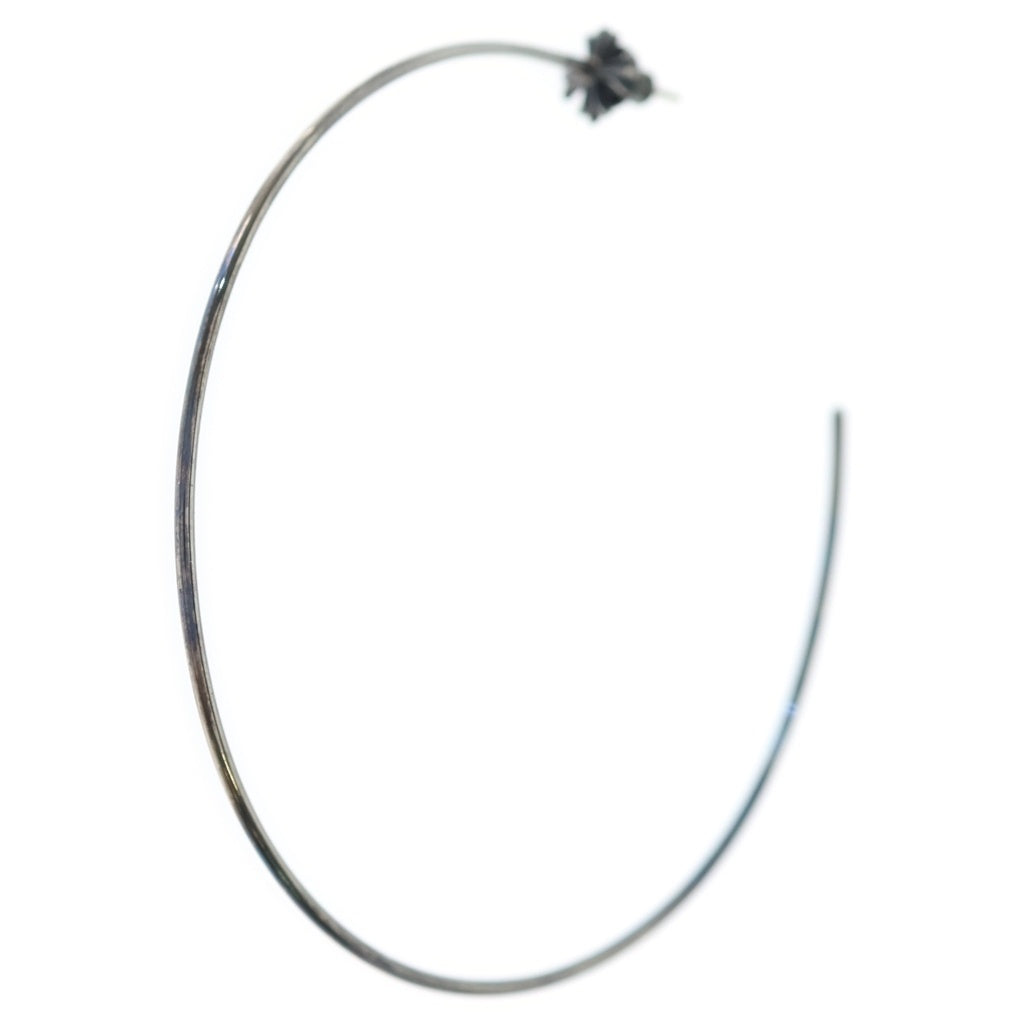 CHROME HEARTS(クロムハーツ) HOOP CH PLS CHプラス フープ ピアス シルバー BCA099