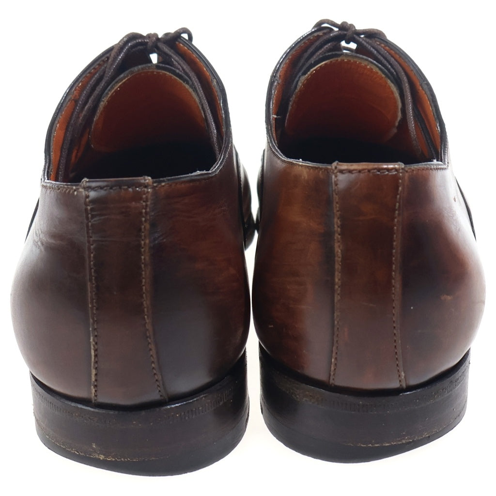Santoni(サントーニ) ストレートチップ プレーントゥ レザー レースアップシューズ 15004