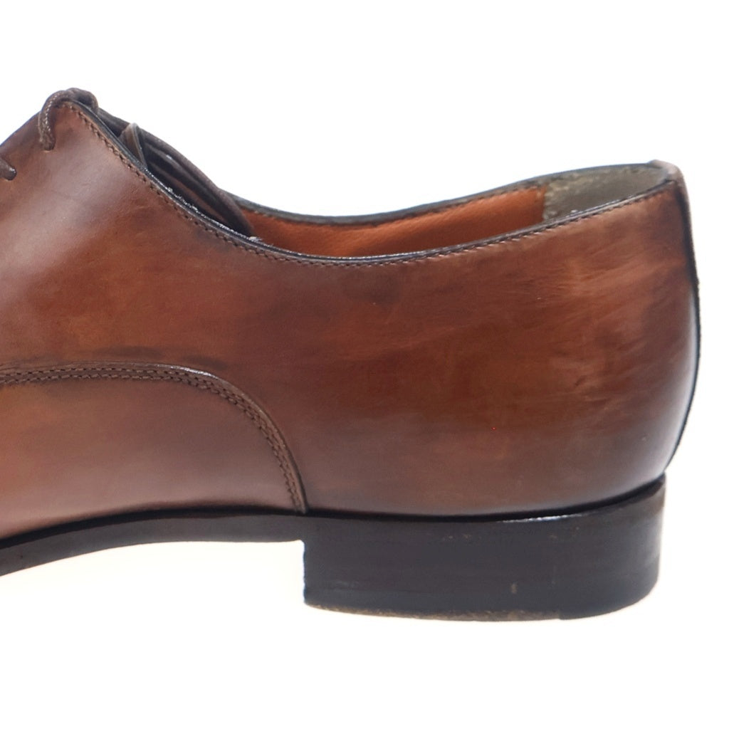 Santoni(サントーニ) ストレートチップ プレーントゥ レザー レースアップシューズ 15004