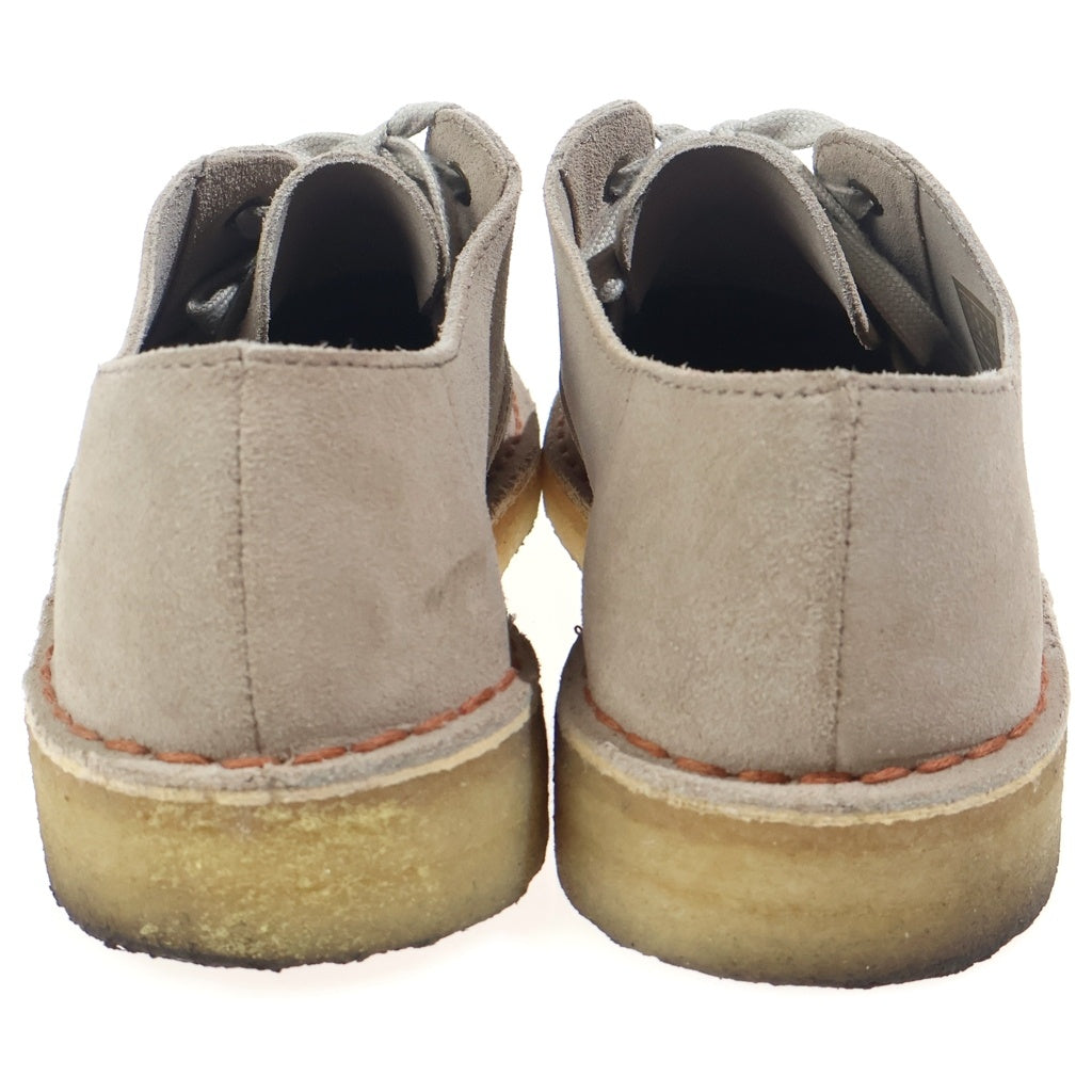 Clarks(クラークス) Desert Khan デザートカーン スウェード ローカットスニーカー グレー 61301595