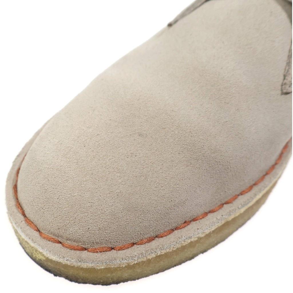 Clarks(クラークス) Desert Khan デザートカーン スウェード ローカットスニーカー グレー 61301595