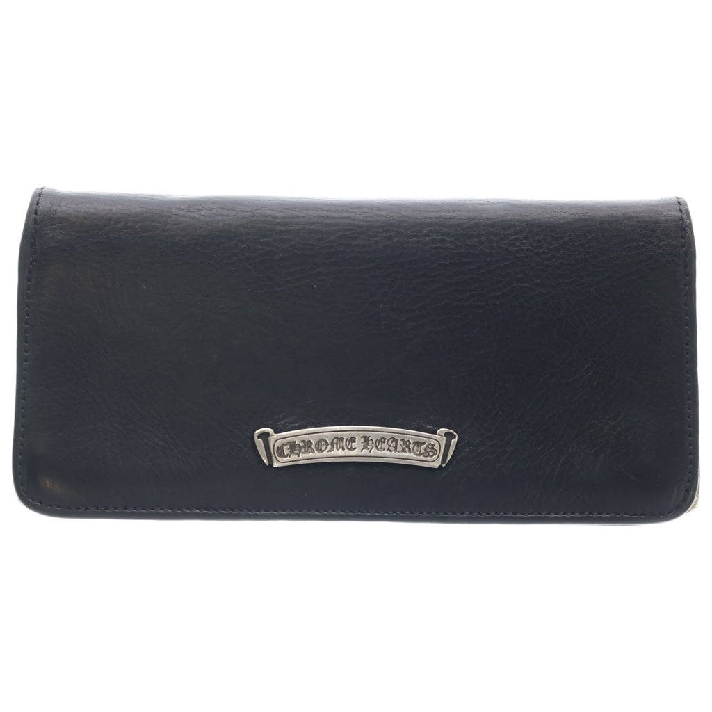 CHROME HEARTS(クロムハーツ) LNG SNGL FLD TIPS シングルフォールド レザーウォレット 財布 ブラック