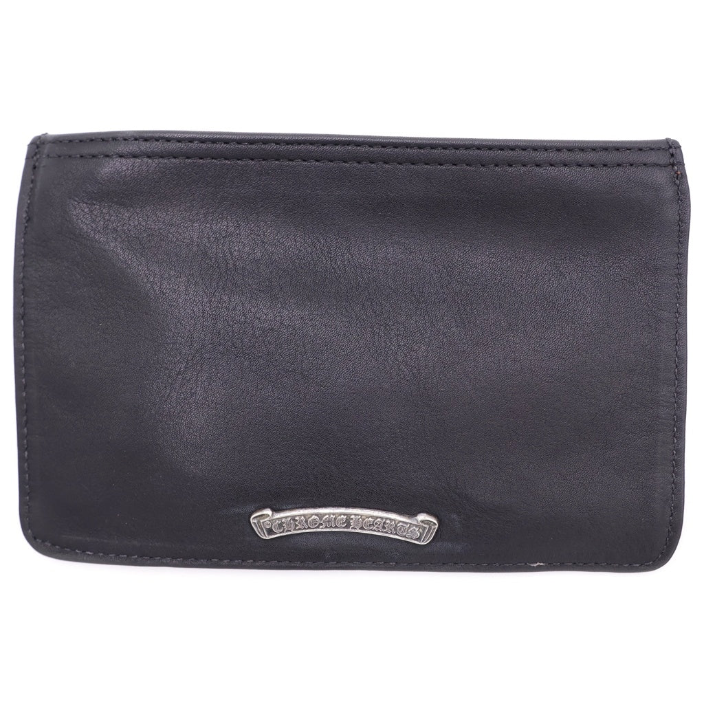 CHROME HEARTS(クロムハーツ) ZPR CHNG PURSE2 チェンジパース レザーコインケース ブラック