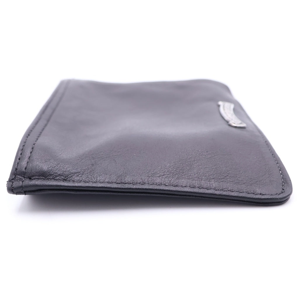 CHROME HEARTS(クロムハーツ) ZPR CHNG PURSE2 チェンジパース レザーコインケース ブラック