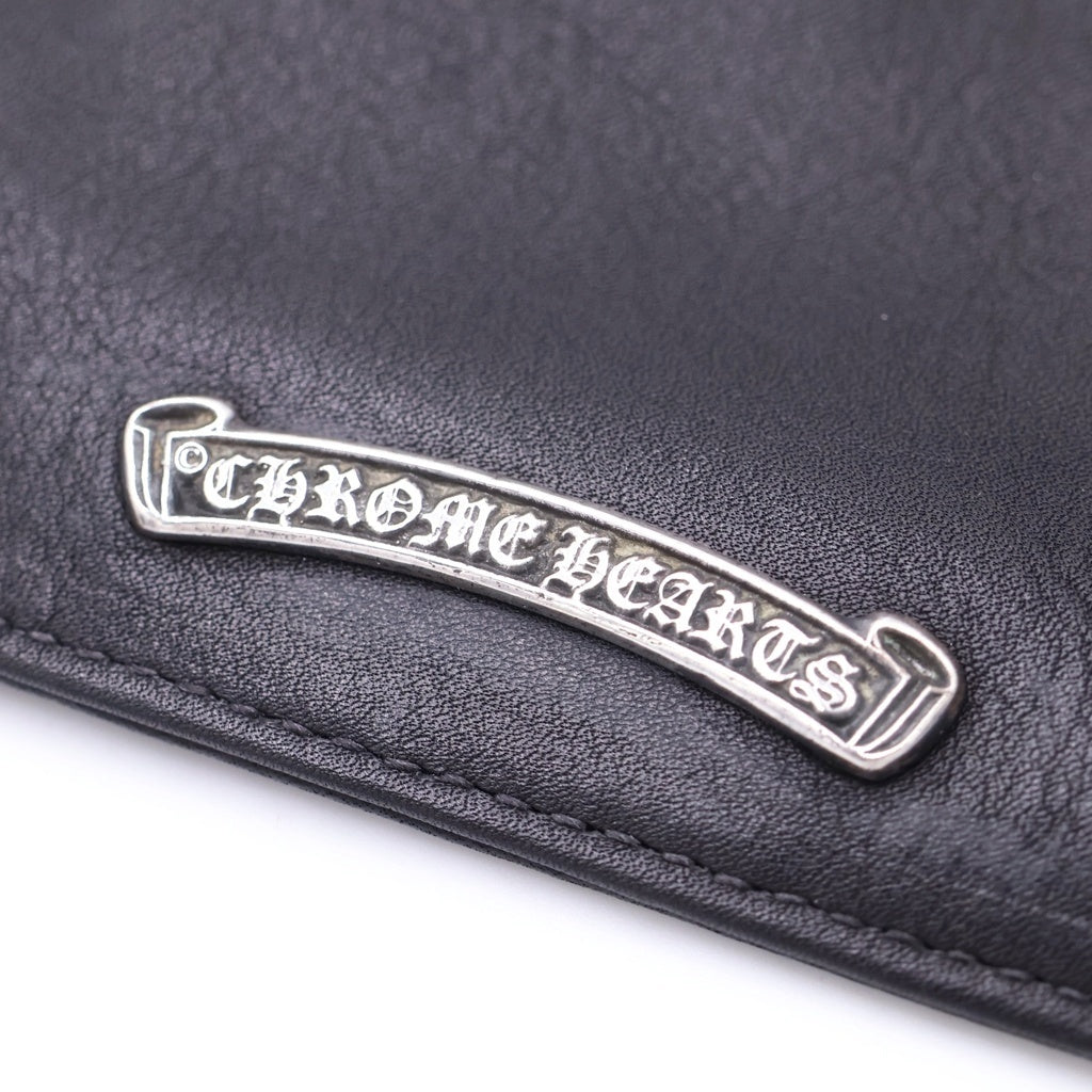CHROME HEARTS(クロムハーツ) ZPR CHNG PURSE2 チェンジパース レザーコインケース ブラック