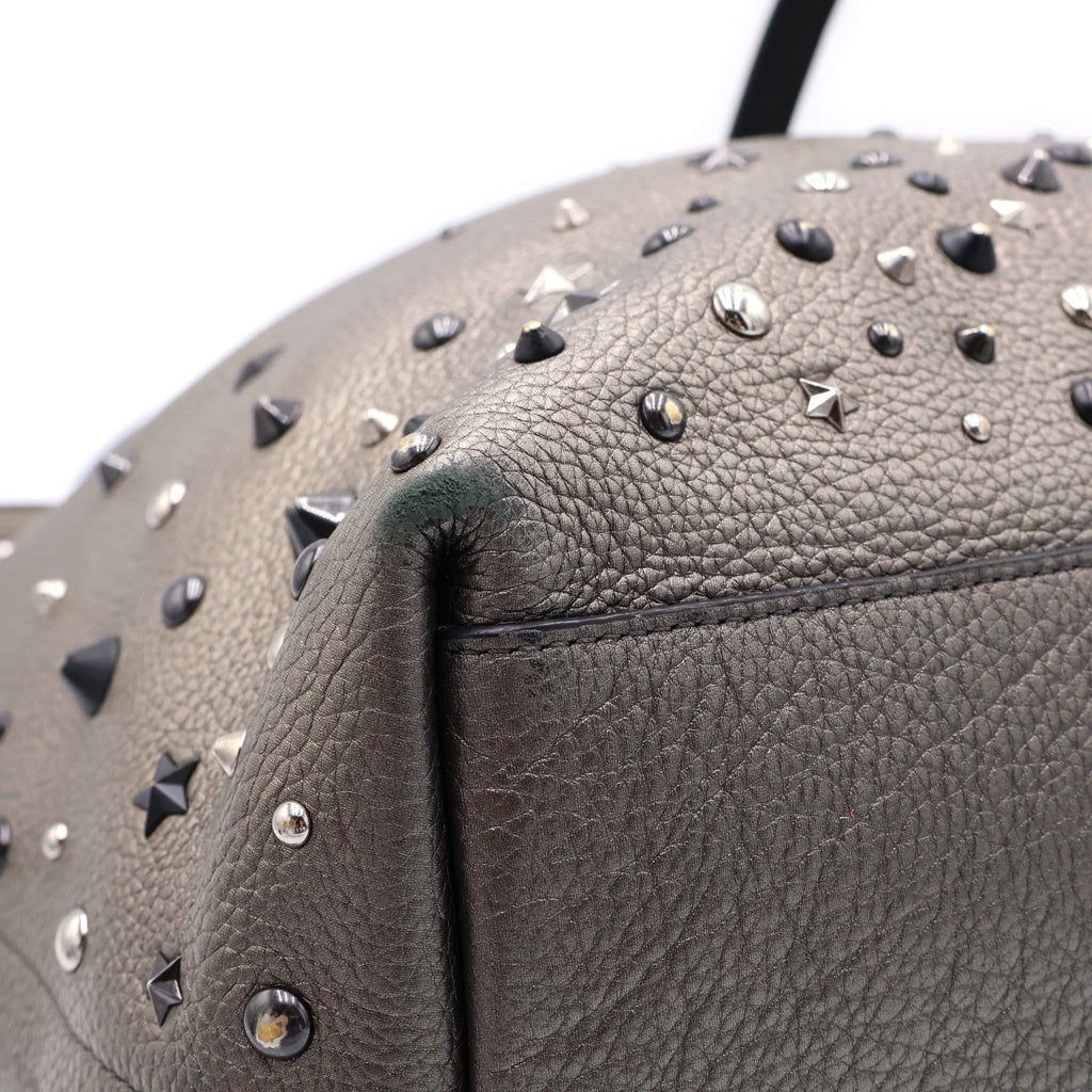 COACH(コーチ) スタースタッズ レザーハンドトートバッグ シルバー 59504 レディース