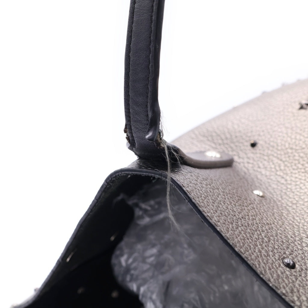 COACH(コーチ) スタースタッズ レザーハンドトートバッグ シルバー 59504 レディース