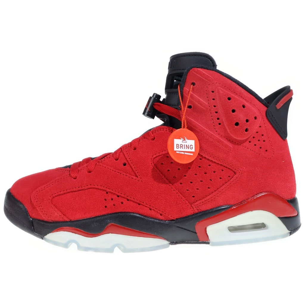 NIKE(ナイキ) AIR JORDAN 6 RETRO TORO BRAVO エアジョーダン 6 レトロ トロ ブラボー ハイカットスニーカー レッド/ブラック US8.5/26.5cm CT8529-600
